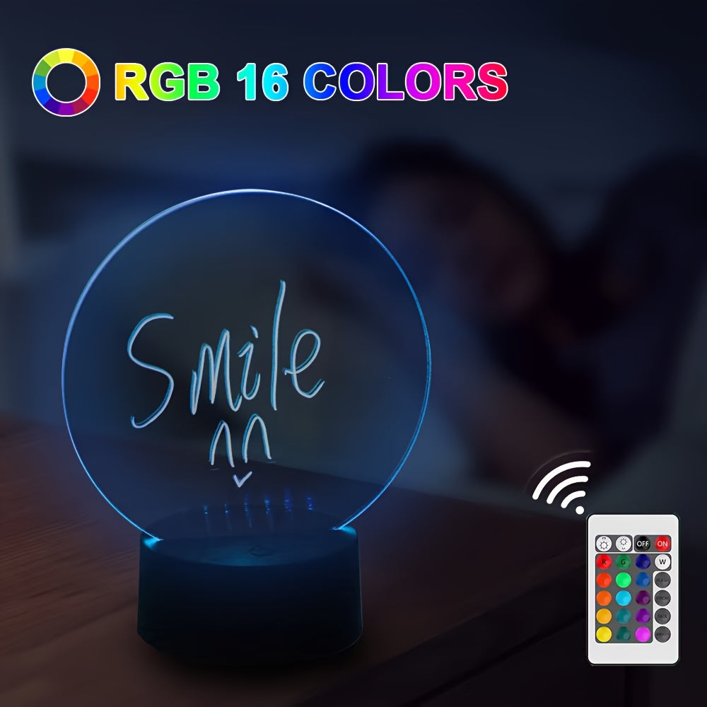 Skorter | 3DGlow - LED Night Light with 16 Color Changes and USB/Battery Power