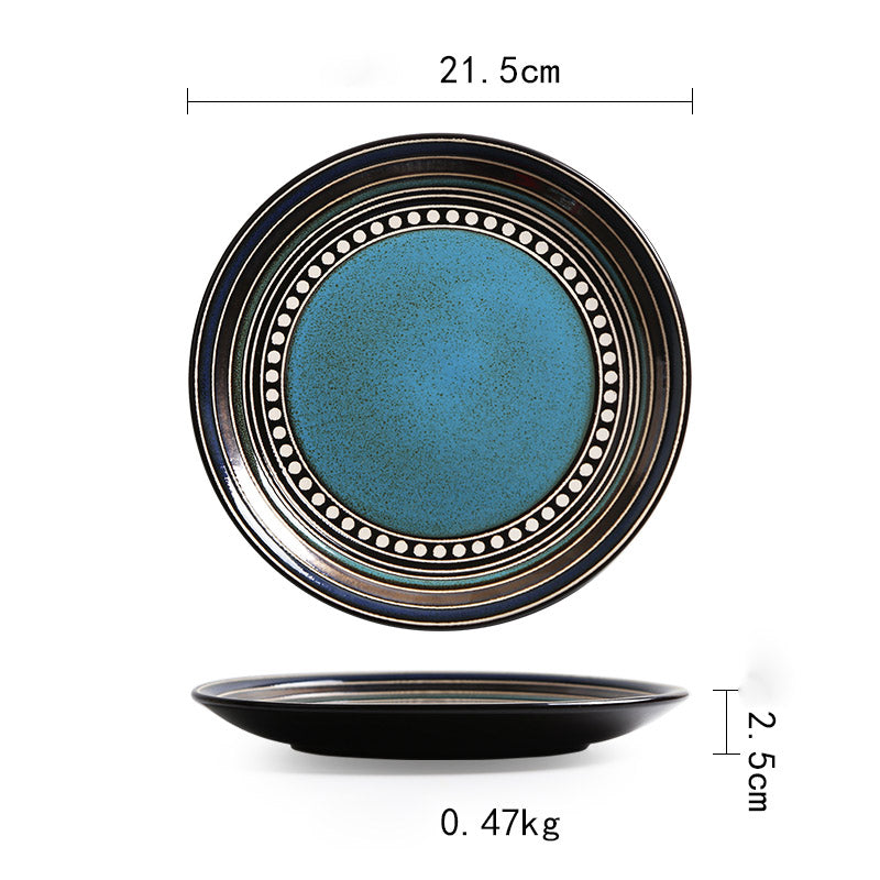 Skorter plates and round in ceramic