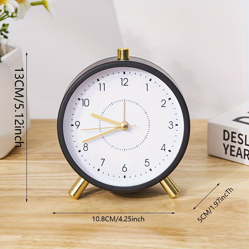 Skorter | TimeSphere - Stylish Metal Alarm Clock with Night Light