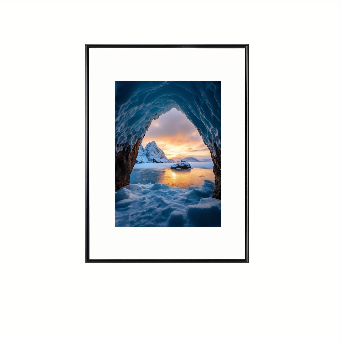 Skorter | 1 pc Photo frame - Photo frame for Wall and Table decoration, Perfect for Art, Birthdays and Home decoration, Black, Elongated