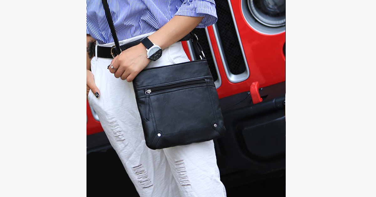 Skorter | Crossbody Messenger Bag - Made of PU leather - High quality - Multifunctional bags
