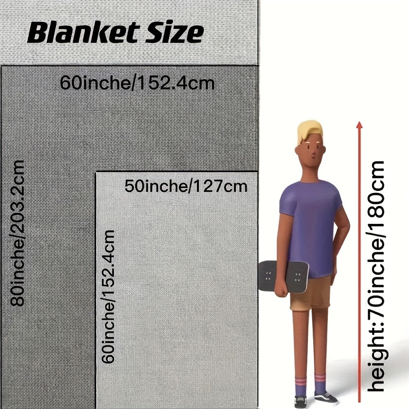 Skorter | Sherpa Fleece Blanket - Soft and Warmer, Suitable for Sofa and Couch, All-Season