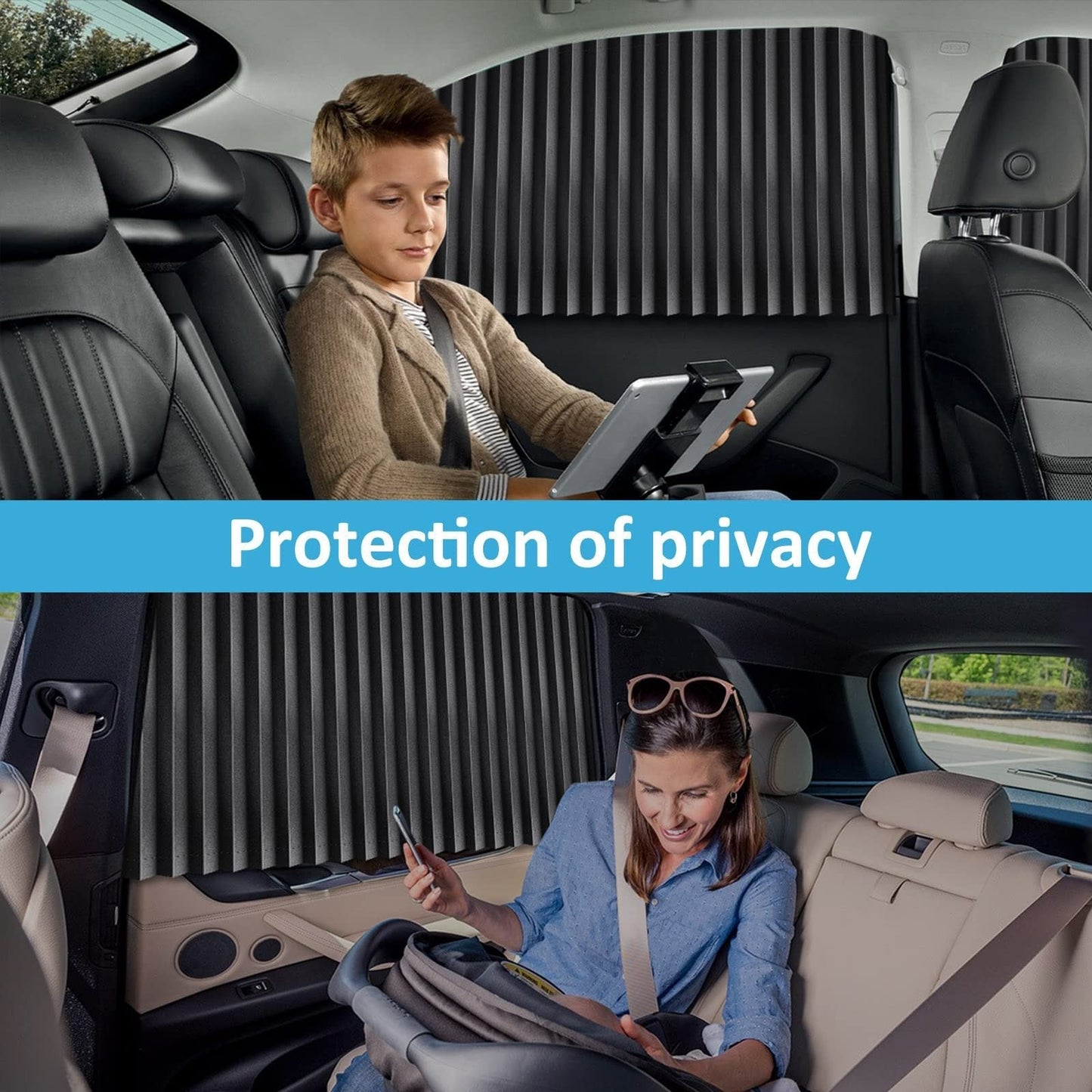 Skorter | Universal Fit Magnetic Car Side Window Privacy Sunshade