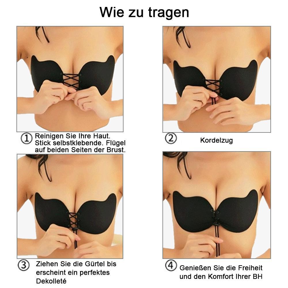 Skorter | Strapless Backless Push Up Self-Adhesive With Drawstring Bra/ Invisible Bra