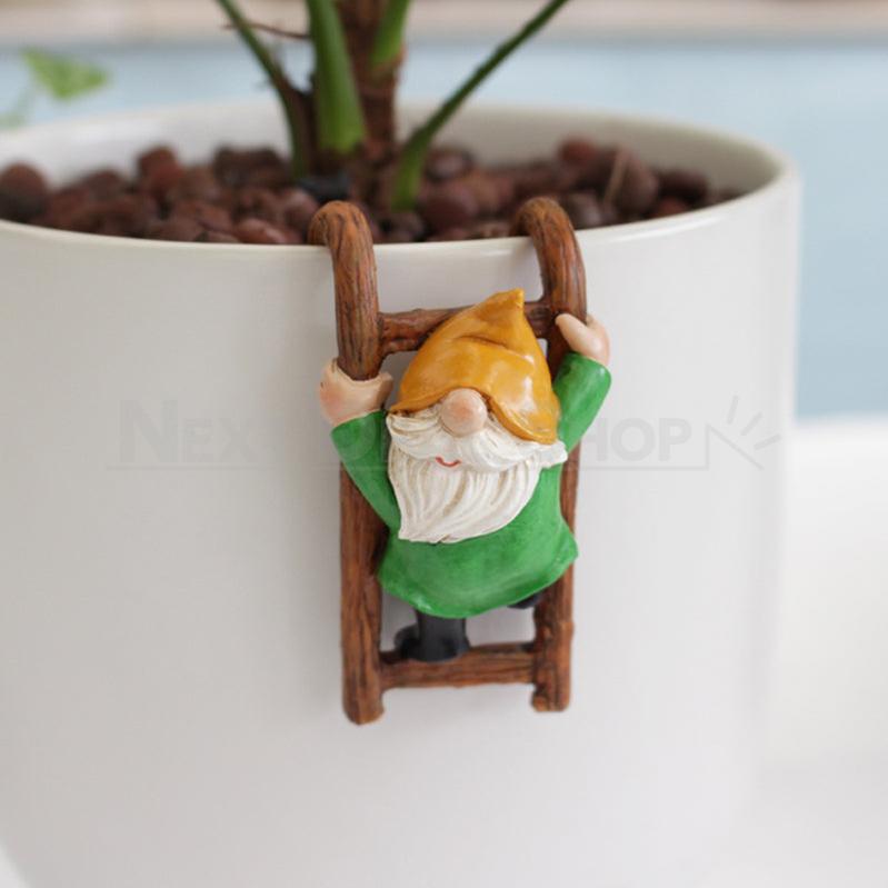 Skorter | 3 Pcs - Resin gnome Pot clamps