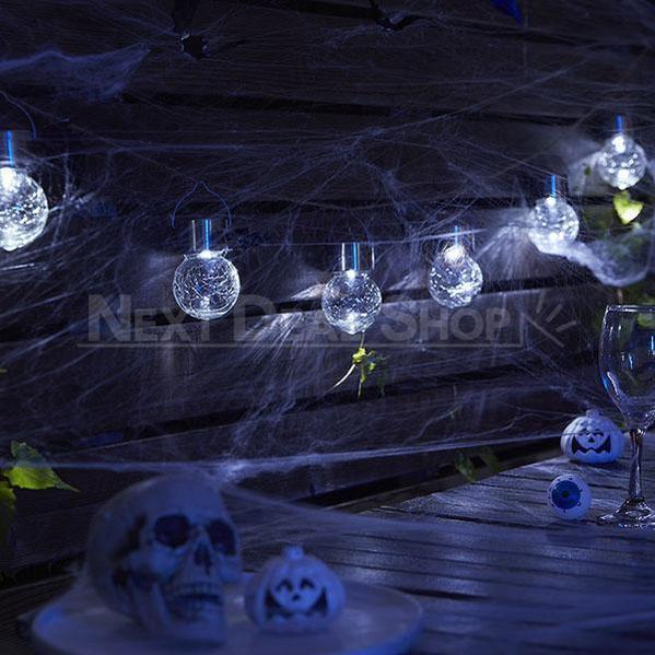 Skorter | 3 Pcs Solar Powered Halloween Cracked Glass Light