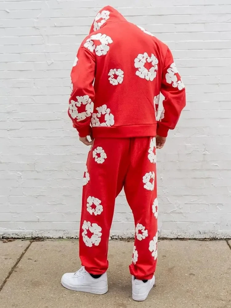 Skorter | Tracksuit - Flowered Hoodie