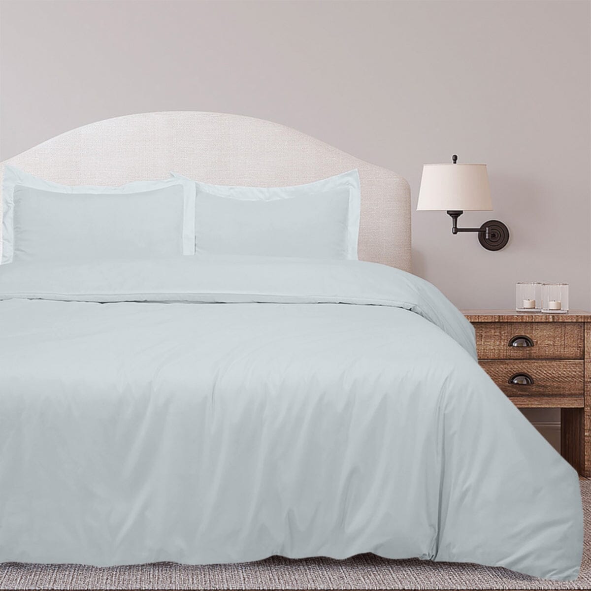 Skorter | 3-piece set: Royal Linens Double Brushed Full Duvet Covers With Zipper Closure