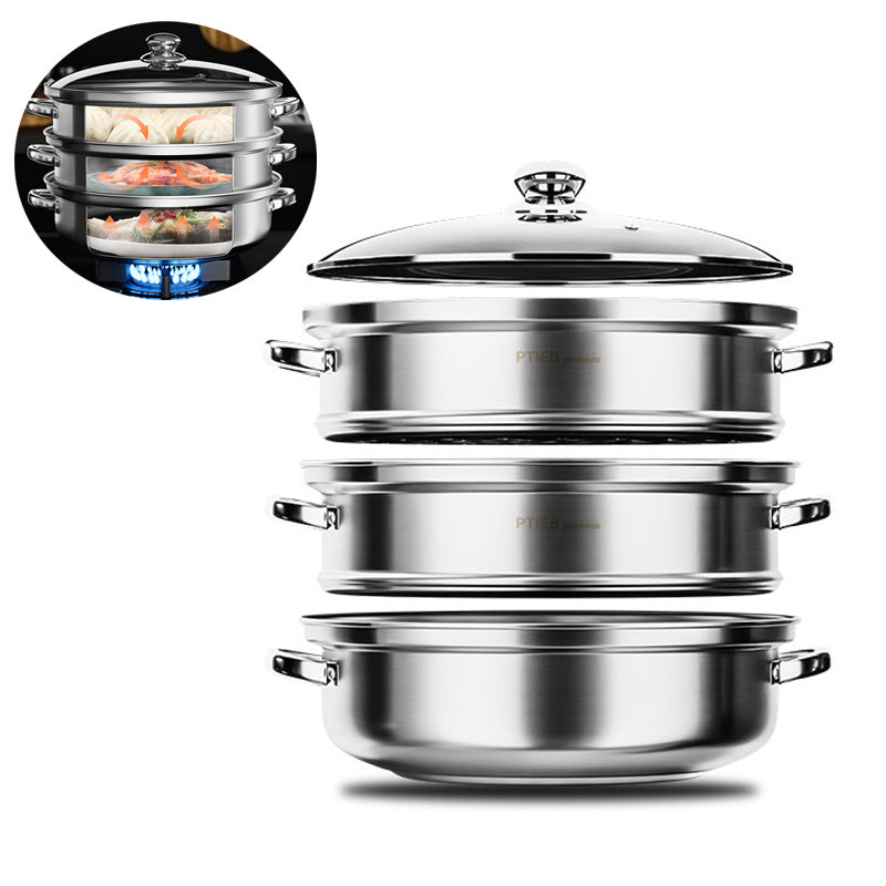 Skorter | 3-Tier Food Steamer - NutriSteam