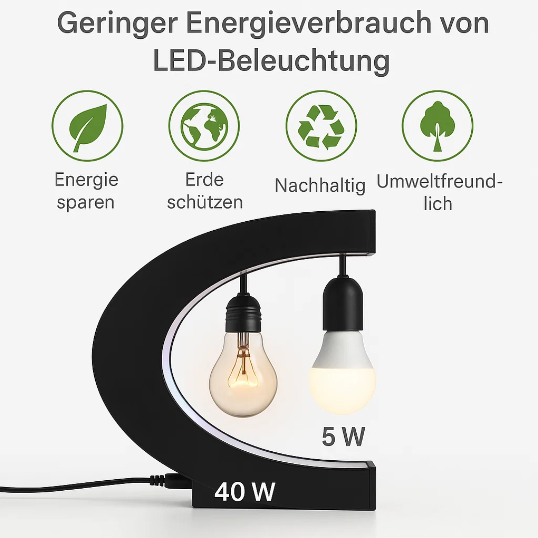 Skorter | AstroGlobe LED World Globe – Floating Globe Lamp with Magnetic Suspension