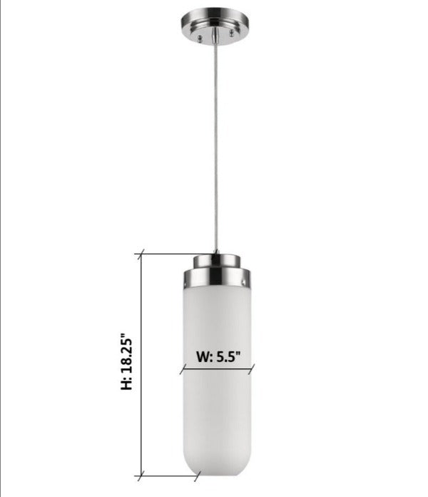Skorter | Satinated Glass Shade Pendant Lamp