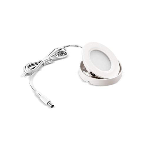 Skorter | Getinlight Dimmable Led Puck Lights Kit, Soft White 3000K, Etl Listed, 3-Pack, White