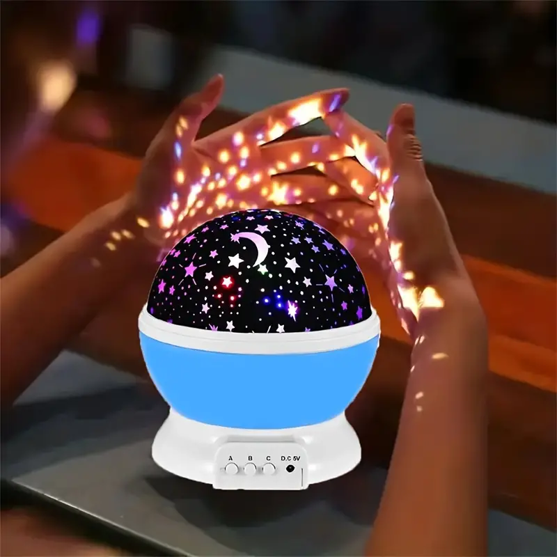 Skorter | Luna Star Projector Night Lamp – With Music and Colorful Light Show