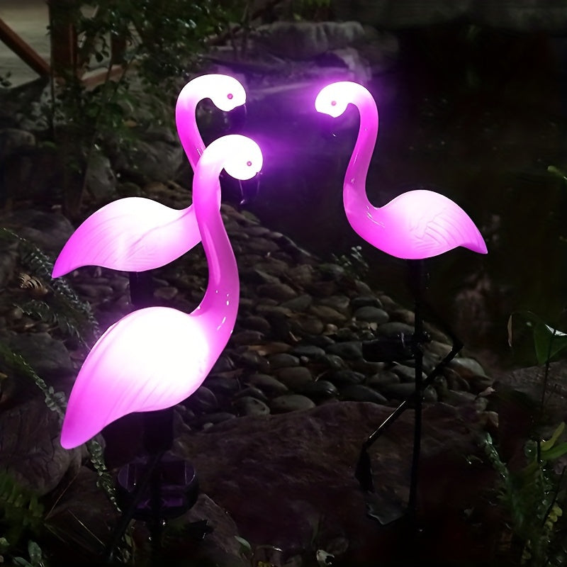 Skorter | SolarFlamingo - Pink Flamingo Garden Lighting with Solar Energy, Decorative Outdoor Lighting