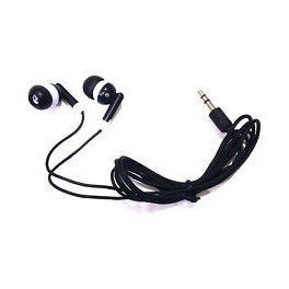 Skorter | Earbuds Headphones 100 Pack For Iphone, Android, MP3 Player - Black
