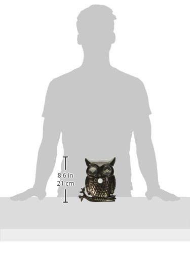Skorter | Ideaworks Black LED Motion Sensor Owl Light – Decorative Plastic Accent For Home