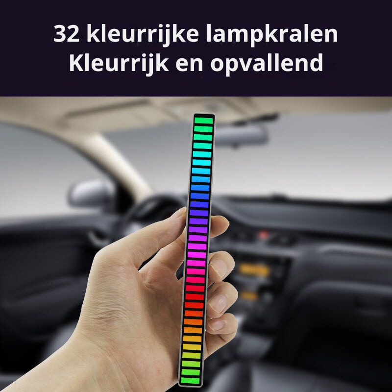 Skorter | Smart Sound-Activated RGB Light Bar | Music Sync LED Ambient Lighting