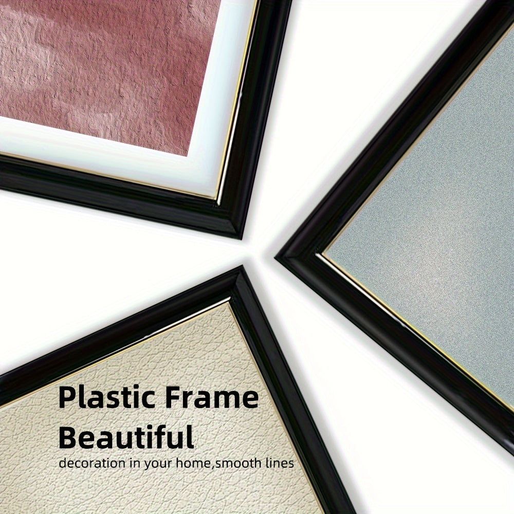 Skorter | 1 pc Photo frame - Photo frame for Wall and Table decoration, Perfect for Art, Birthdays and Home decoration, Black, Elongated