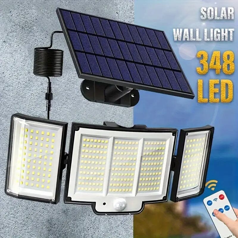 Skorter | 348 LED Motion Sensor Solar Light Outdoor with Remote Control