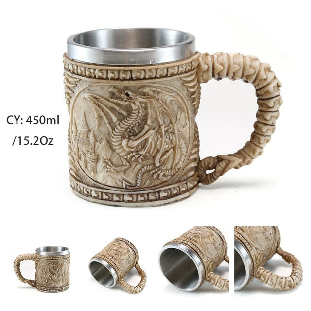Skorter | Fantasy Adventure Resin / Stainless Steel Mug