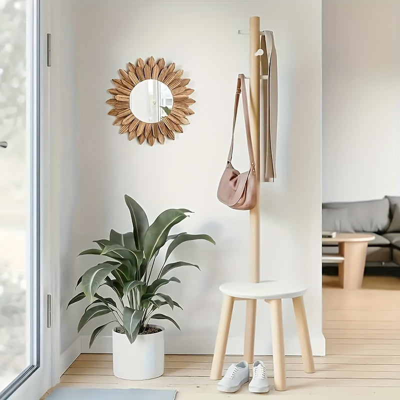 Skorter | 1 Piece Bohemian Sunflower Mirror - Brushed Wall Mirror, Decorative Mirror