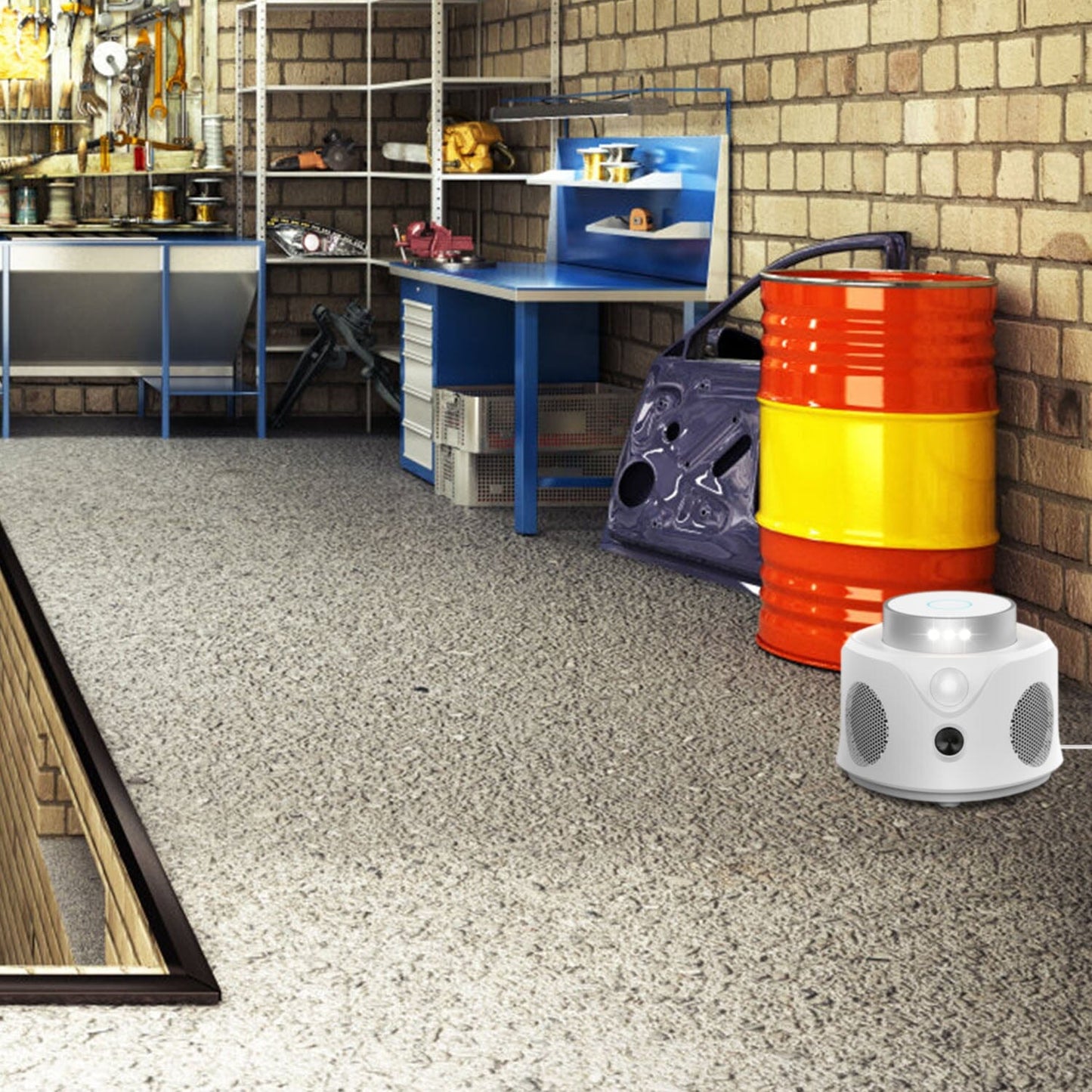 Skorter | 360° Ultrasonic Mouse Repellent Indoor with 3 Modes 9 Strobe Lights