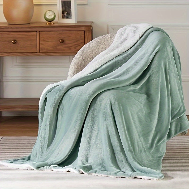 Skorter | Sherpa Fleece Blanket - Soft and Warmer, Suitable for Sofa and Couch, All-Season