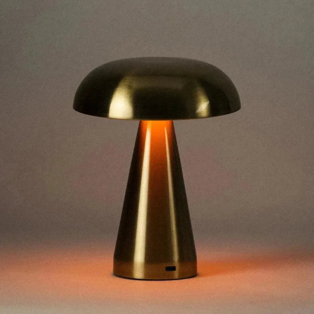 Skorter | Portable Metal Touch Lamp | Brass Gold