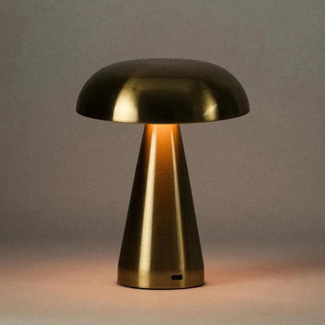Skorter | Portable Metal Touch Lamp | Brass Gold