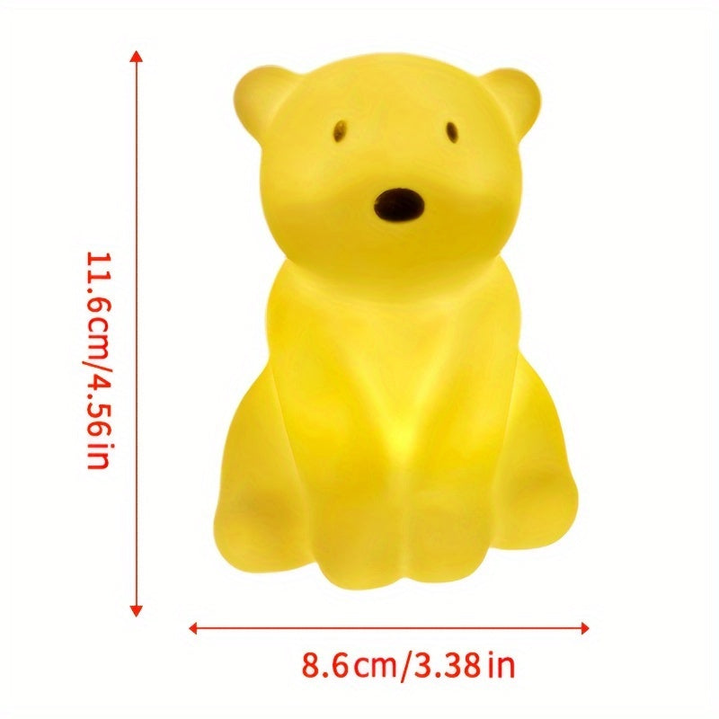 Skorter | PolarGlow - Cartoon Polar Bear Night Light with LED Uplight
