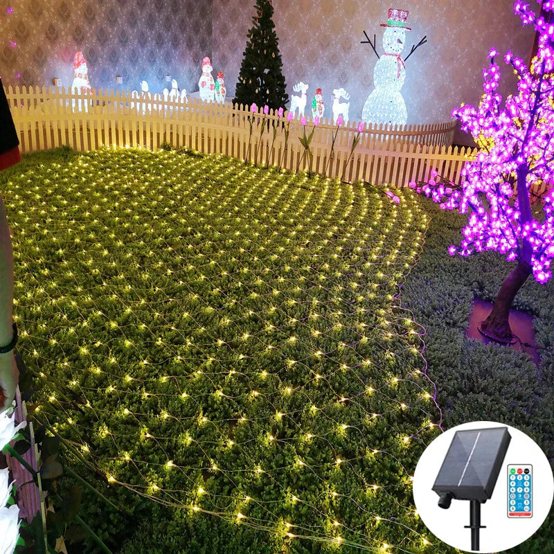 Skorter | SolarGlow - LED Net Floodlights on Solar Energy – Energy-Saving Outdoor Lighting for Gardens & Terraces