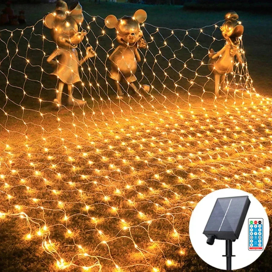 Skorter | SolarGlow - LED Net Floodlights on Solar Energy – Energy-Saving Outdoor Lighting for Gardens & Terraces