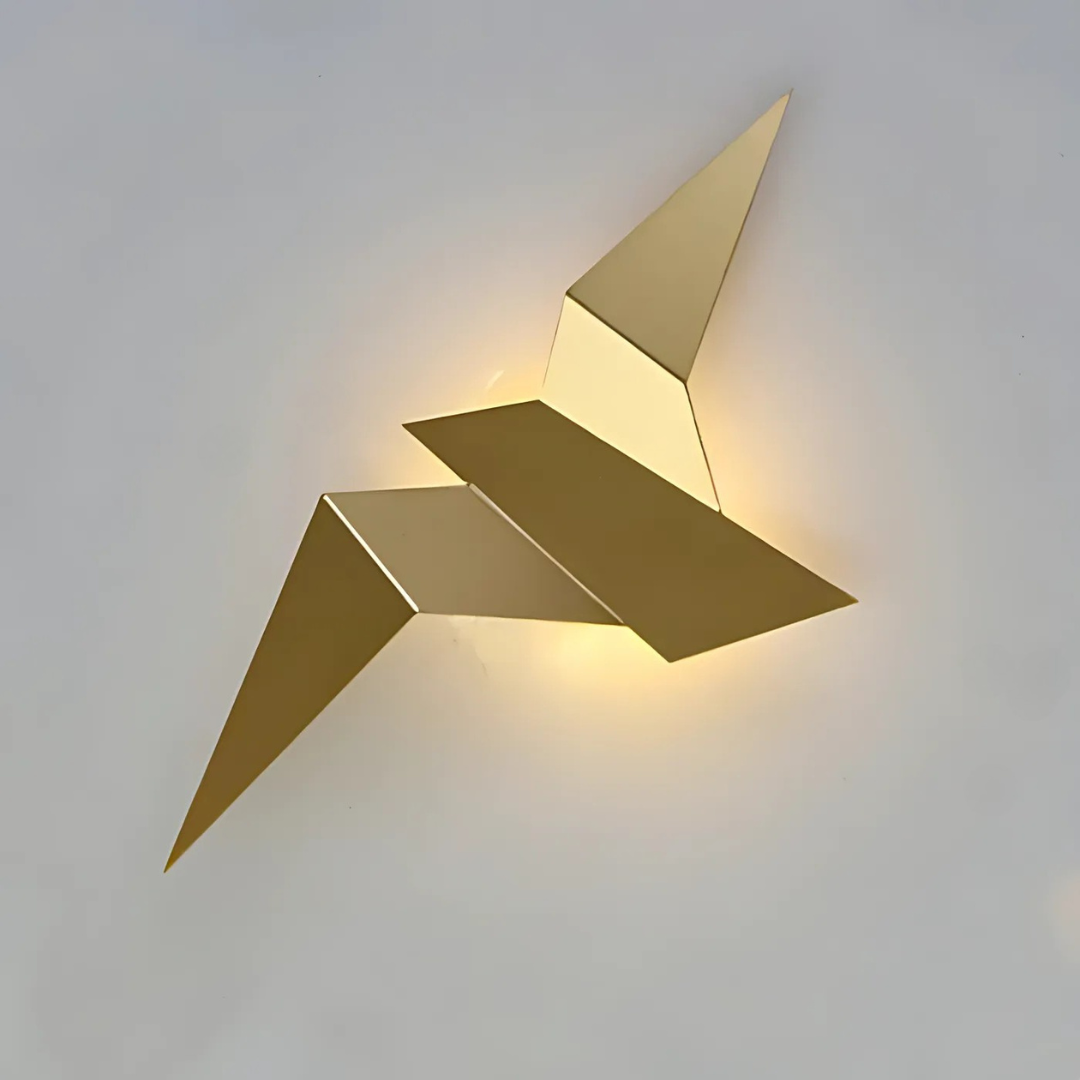Skorter | Origami Wall Lamp – Unique Wall Lighting in Japanese Style for Living Room and Bedroom