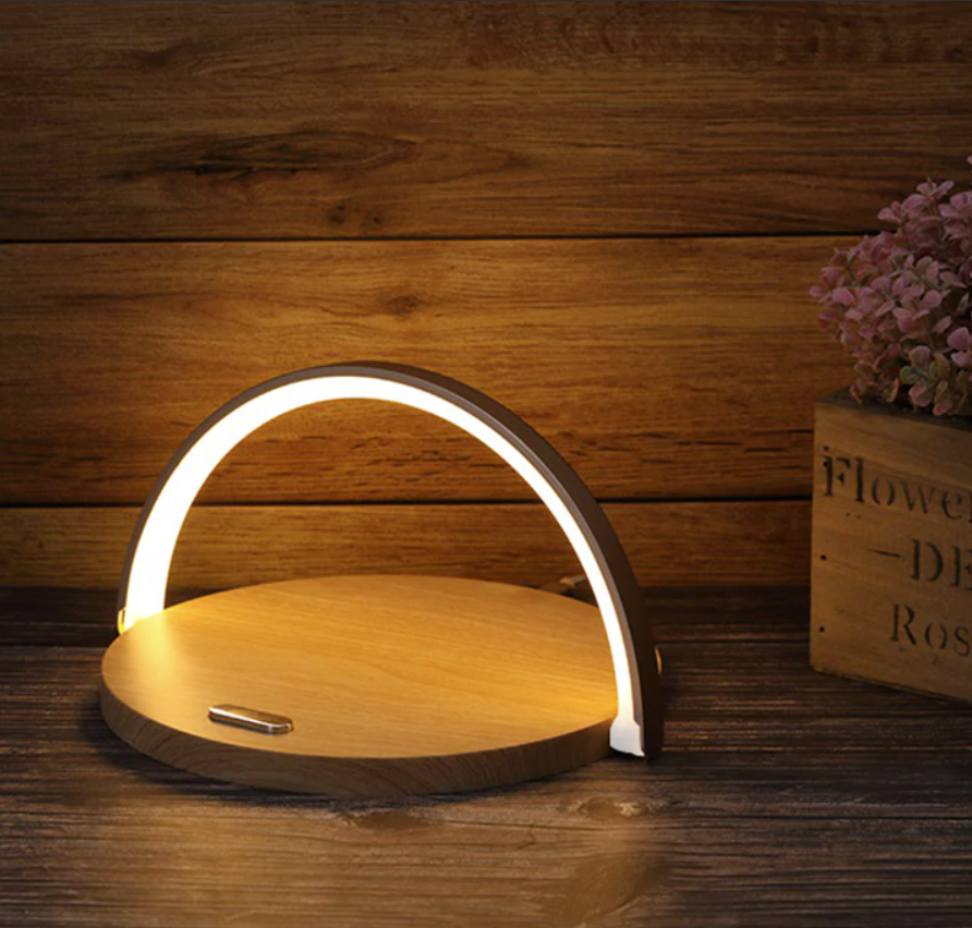 Skorter | Bowlight Design 3-in-1 Night Light – Wireless Charger & Lamp
