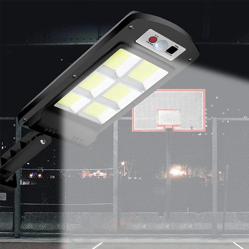 skorter | 200w Outdoor Solar LED Lamp With Remote Control, Motion And Twilight Sensor