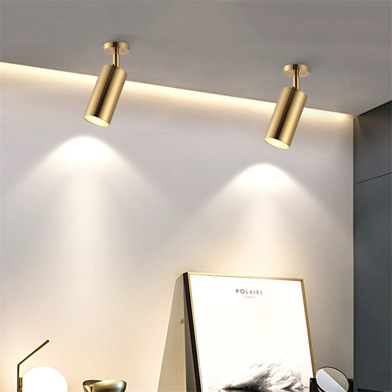Skorter | Nordic Brass Gold Spotlight - 5W/10W Led -Lamp