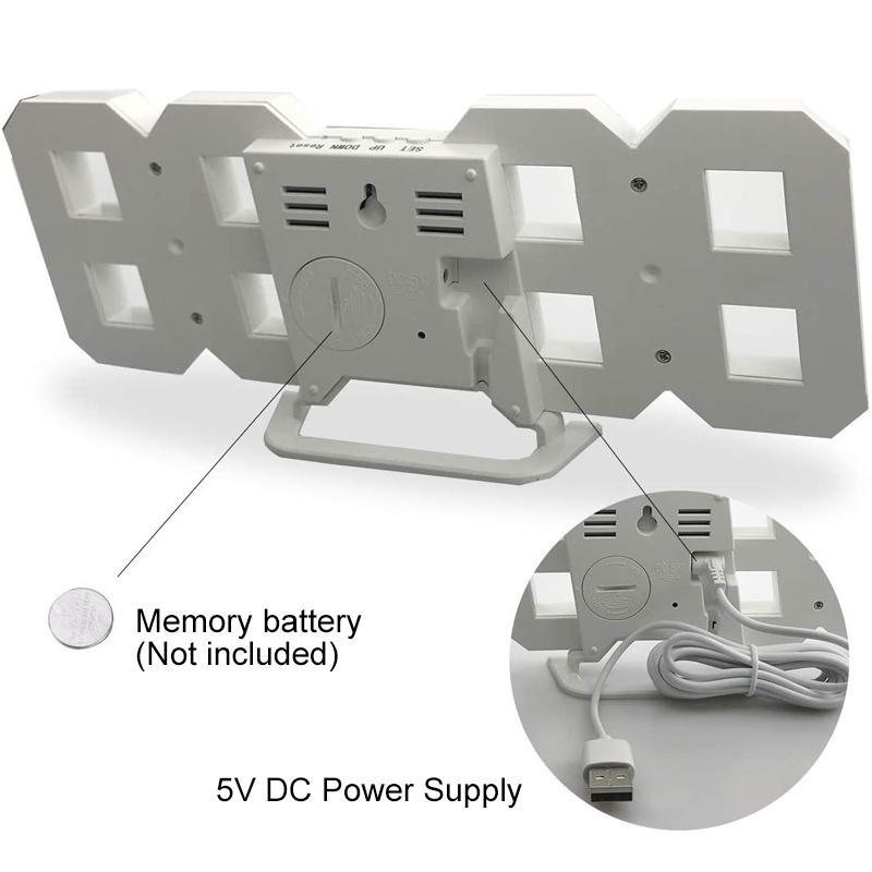 Skorter | Smart 3D Digital Clock Alarm
