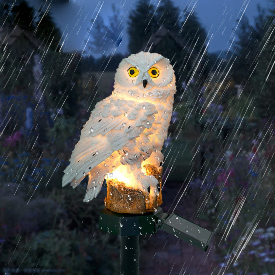 Skorter | Solar Garden Lamp Uilux – Wireless Outdoor Lamp powered by Solar Energy with Owl Design