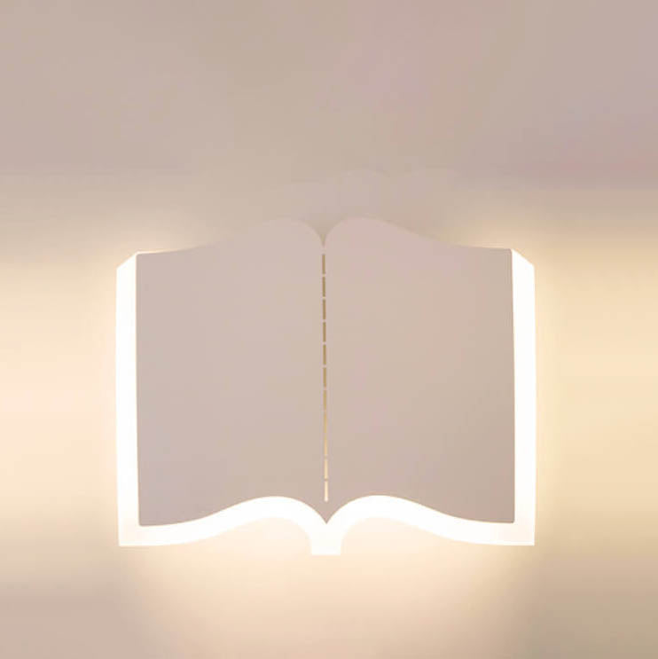 Skorter | Minimalist 1-light LED wall lamp in iron in book shape