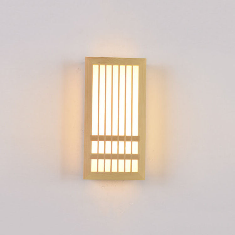 Skorter | ShizuLight | Japanese Wooden LED Wall Lamp – Minimalist Zen-Inspired Lighting