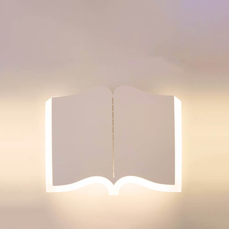 Skorter | Minimalist 1-light LED wall lamp in iron in book shape