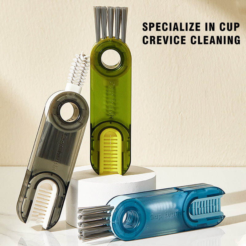 skorter | 3 In 1 Cleaning Brush Multi-Function Bottle Gap Cleaner Brush