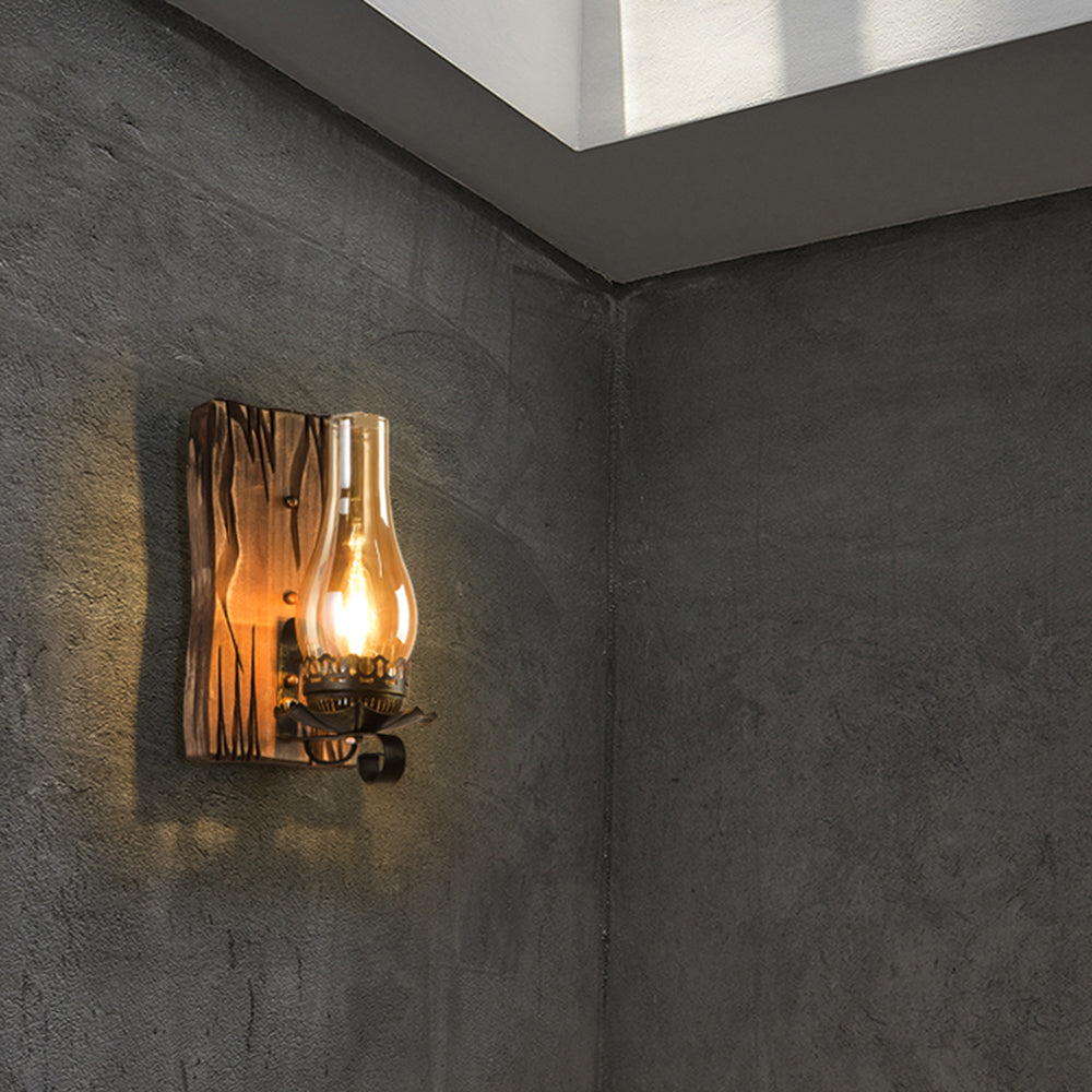 Skorter | Austin Vintage LED Wall Lamp Indoor Living Room/Bedroom Wood