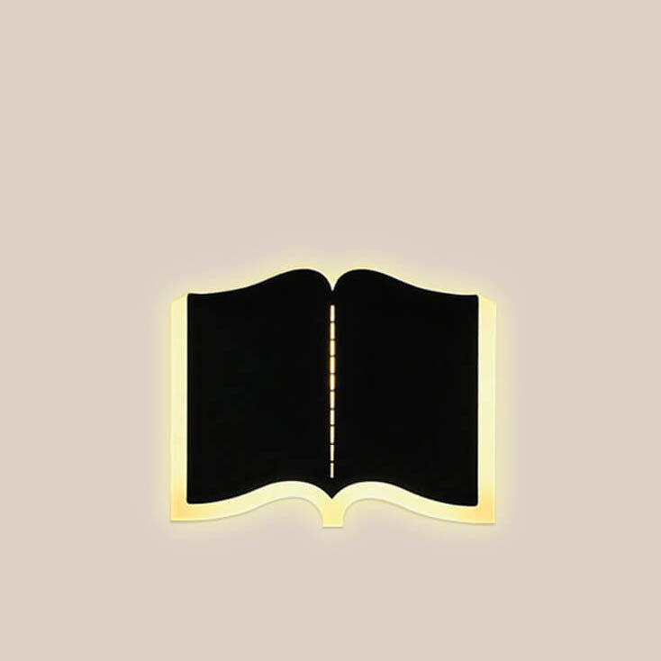 Skorter | Minimalist 1-light LED wall lamp in iron in book shape