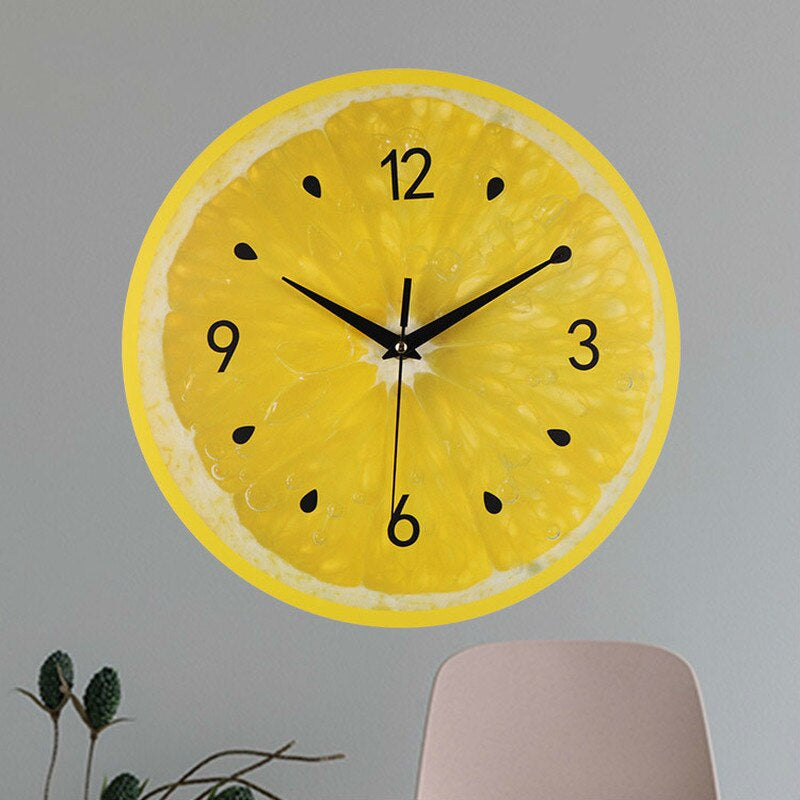 Skorter | LemonTime - Fruity Wall Clock for a Refreshing Kitchen