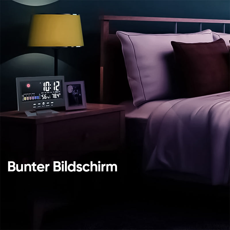 Skorter | LED Alarm Clock with Temperature and Humidity Monitoring