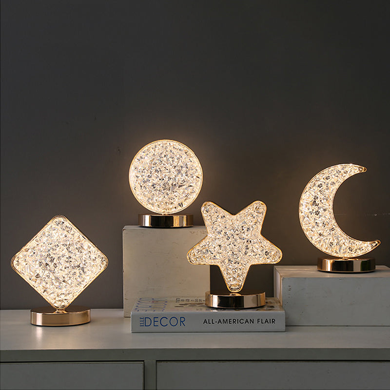 skorter | Star Moon Metal Table Lamp