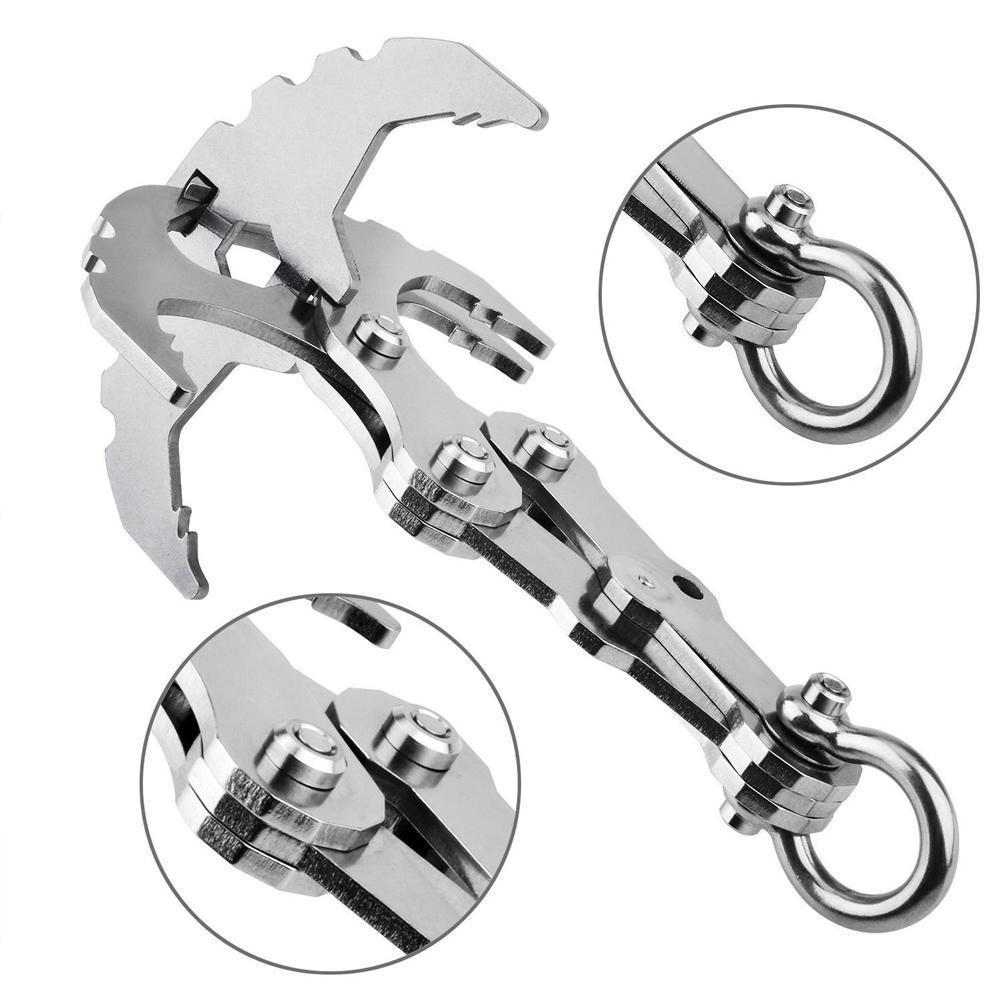 Skorter | Stainless Steel Survival Folding Grappling Gravity Hook
