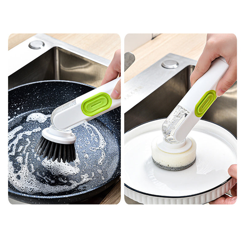 skorter | Multifunctional Long Handle Liquid Filled Cleaning Brush