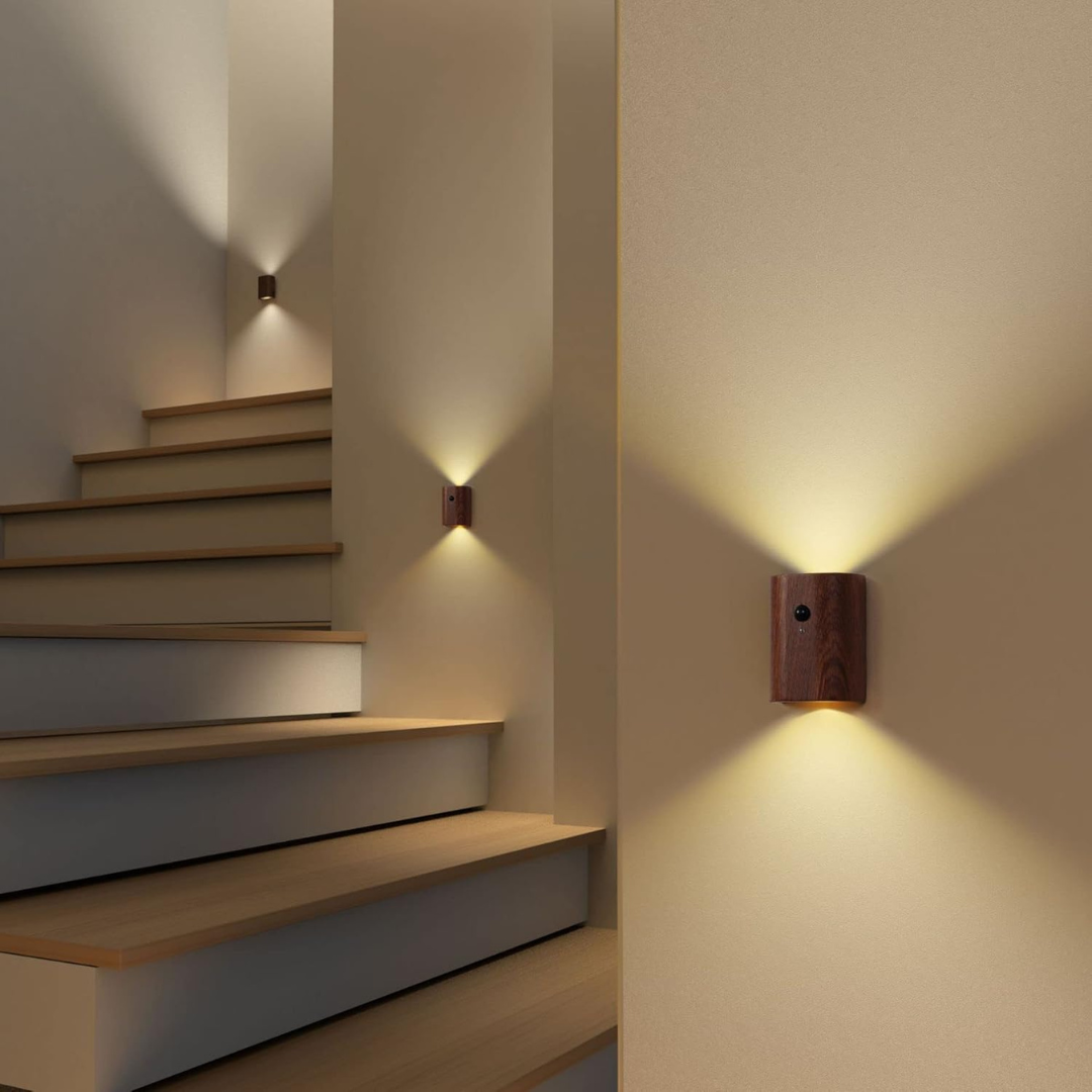 Skorter | Rechargeable LED Wall Light with Motion Sensor – Warm White